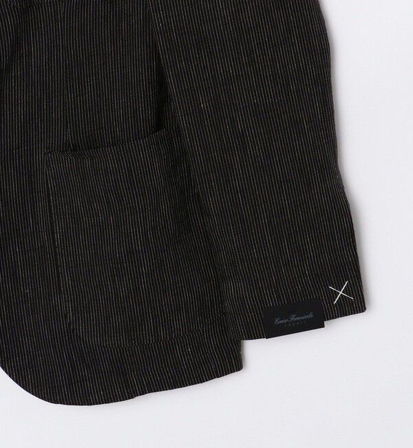 SHIPS「【SHIPS別注】Errico Formicola: リネン ピンストライプ ジャケット」|テーラードジャケット|