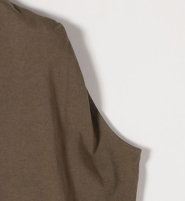 SHIPS any「SHIPS any:〈抗菌防臭/洗濯機可能〉USAコットン ラウンドヘム ノースリーブ TEE」|Tシャツ・カットソー|