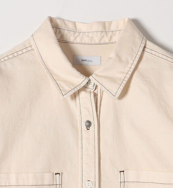 SHIPS any「SHIPS any: デニム ポケット シャツ［SHIPS any DENIM］」|シャツ・ブラウス|