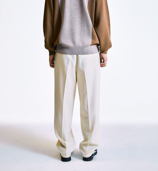 SHIPS「City Ambient Products: 2プリーツ ワイド テーパード スラックス」|スラックス|