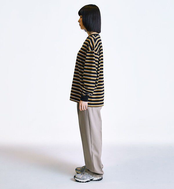 SHIPS「City Ambient Products: 2プリーツ ワイド テーパード スラックス」|スラックス|