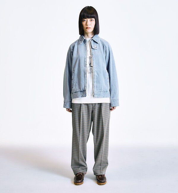 SHIPS「City Ambient Products: 2プリーツ ワイド テーパード スラックス」|スラックス|