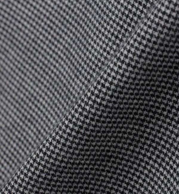 SHIPS「Errico Formicola: コットンテンセル ハウンドトゥース オープンカラー シャツ」|シャツ・ブラウス|