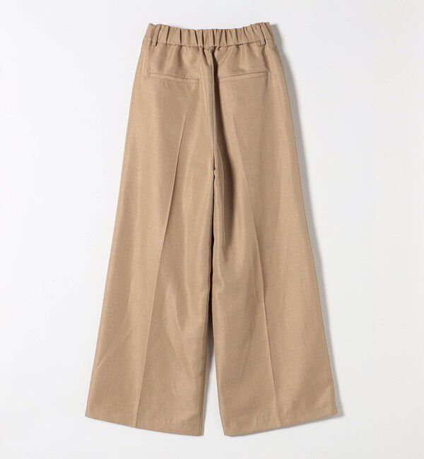 quaranciel「quaranciel:〈洗濯機可能〉ウーステッド イージー ワイドパンツ（セットアップ対応）」|スラックス|