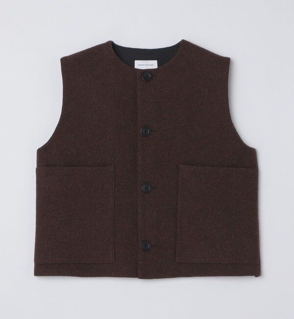 SHIPS「DOUILLET: BOILED VEST」|ダウンベスト・ベスト|ブラウン