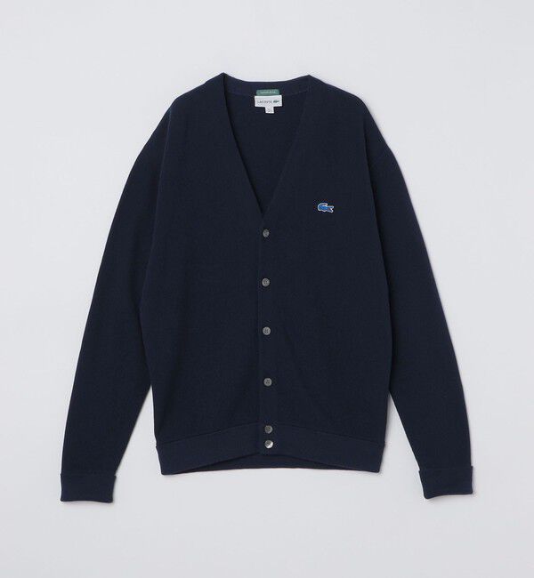 SHIPS「【SHIPS別注】LACOSTE: コットン/ポリエステル Vネック カーディガン 24FW」|カーディガン|