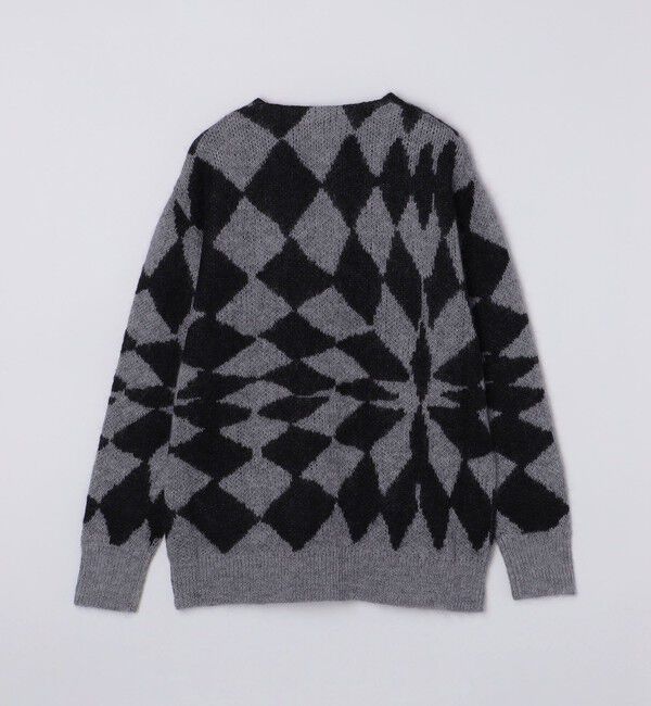 SHIPS「NOMA t.d.: JACQUARD DIAMOND CARDIGAN」|カーディガン|