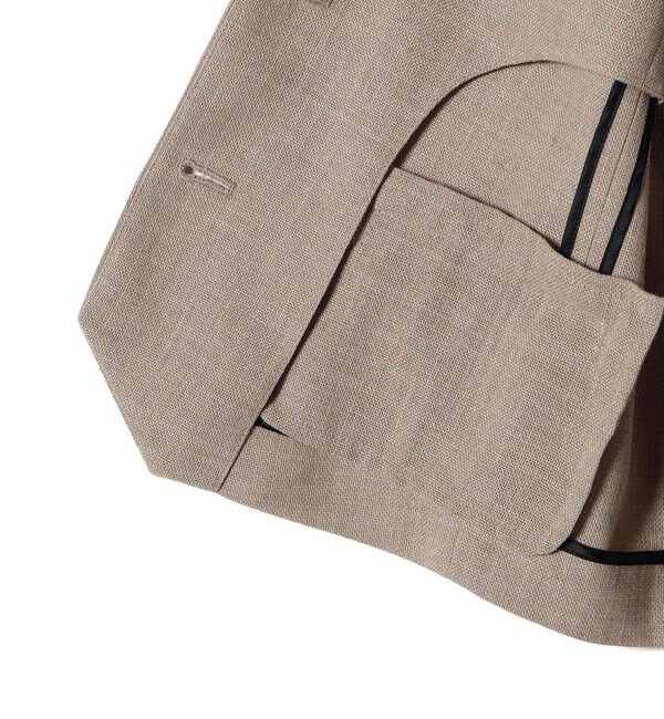 SHIPS for women「〈手洗い可能〉Asami 麻調合繊 ショート ジレ」|ベスト・ジレ|