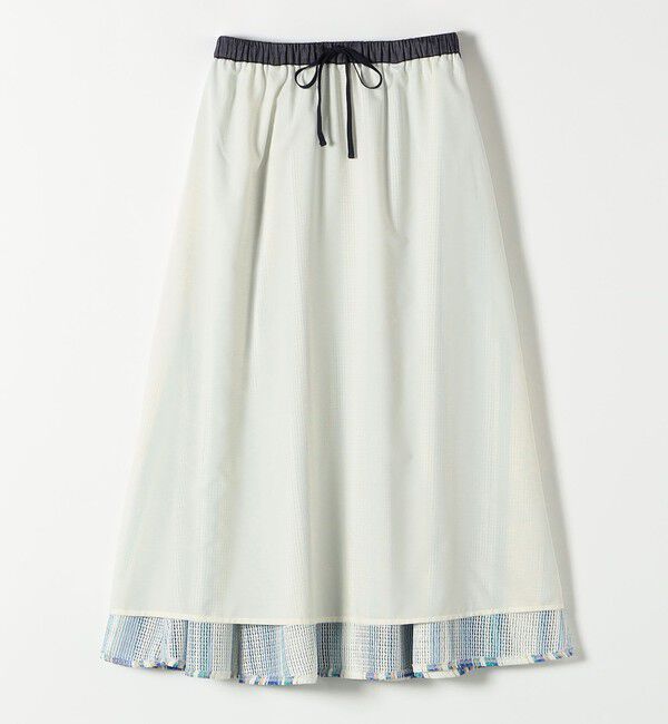 SHIPS any「SHIPS any:〈手洗い可能〉メッシュ サーキュラー スカート」|スカート|