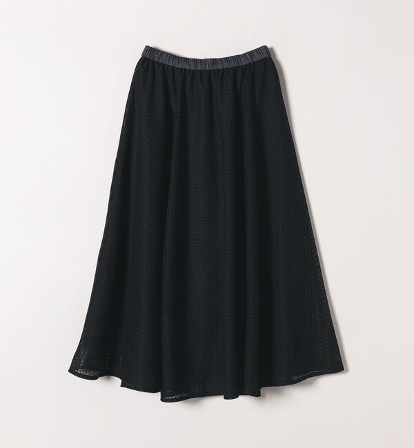 SHIPS any「SHIPS any:〈手洗い可能〉メッシュ サーキュラー スカート」|スカート|