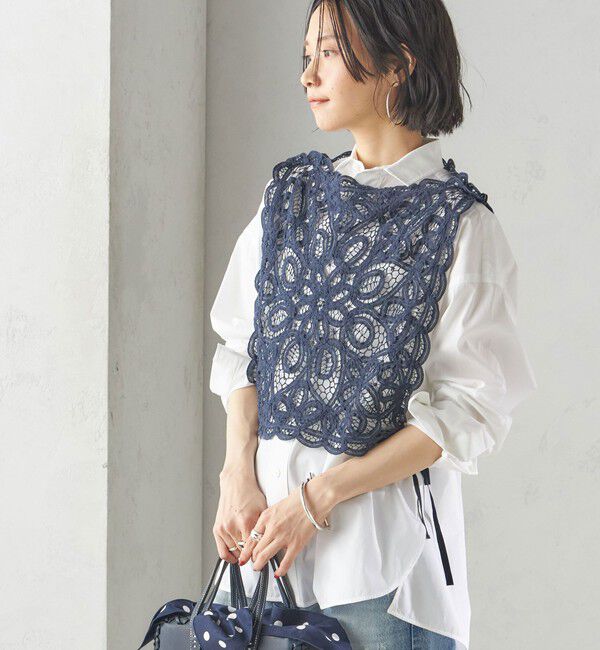 SHIPS for women「【SHIPS別注】Heriter: 50th ANNIV バテンパーツ ベスト」|ベスト・ジレ|ネイビー