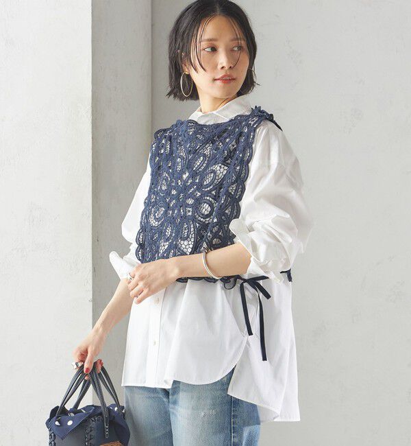 SHIPS for women「【SHIPS別注】Heriter: 50th ANNIV バテンパーツ ベスト」|ベスト・ジレ|