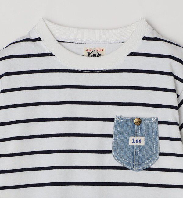 SHIPS any「Lee: デニム パッチポケット デザイン Tシャツ <KIDS>」|Tシャツ・カットソー|