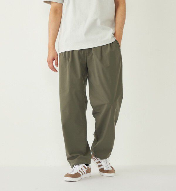 SHIPS Colors 「SHIPS Colors:〈接触冷感・吸水速乾・洗濯機可能〉パラシュート パンツ」|その他|オリーブ