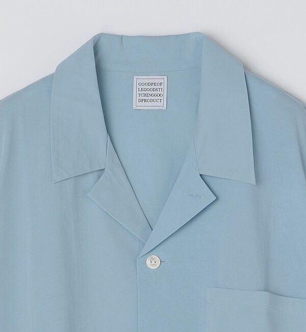 SHIPS「GP/GS/GP: オープンカラー ショートスリーブ ソリッド シャツ」|シャツ・ブラウス|