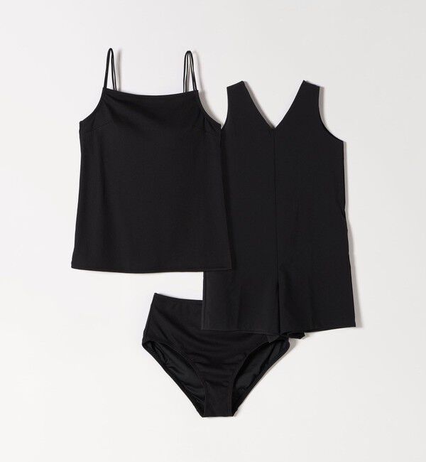 SHIPS any「【SHIPS any別注】Ocean Pacific:〈手洗い可能〉3SET スイムウエア」|コンビネゾン|ブラック