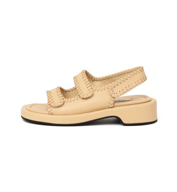 SHIPS any「MACMOC: Ratan ステッチ ストラップ サンダル」|サンダル|