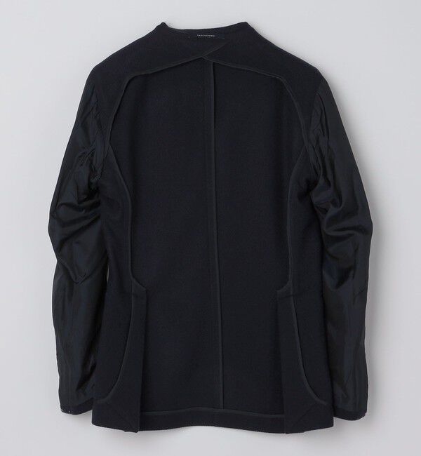 SHIPS「TAGLIATORE: ウール ネイビー ソリッド ジャケット」|テーラードジャケット|