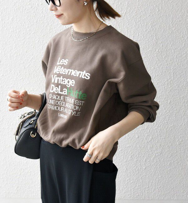 SHIPS any「【SHIPS any別注】La Hutte:〈洗濯機可能〉裏起毛 クルーネック スウェット 25AW」|スウェット・ジャージ|