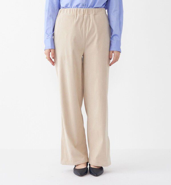 SHIPS Colors 「SHIPS Colors:〈手洗い可能〉カット コーデュロイ ゴム パンツ◇」|その他|