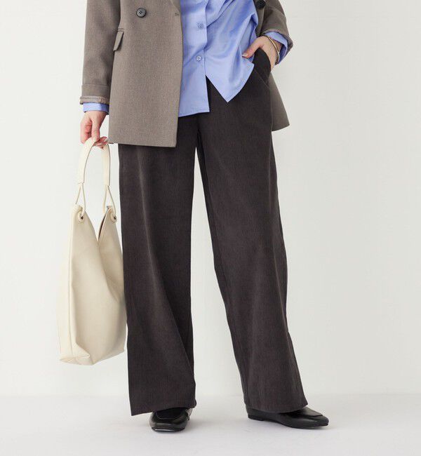 SHIPS Colors 「SHIPS Colors:〈手洗い可能〉カット コーデュロイ ゴム パンツ◇」|その他|