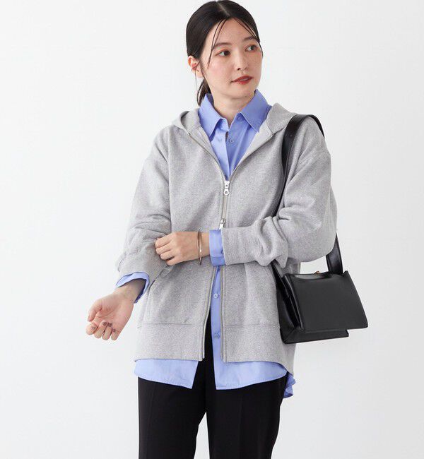 SHIPS Colors 「SHIPS Colors:〈手洗い可能〉USA 裏毛 ジップ フーディー」|パーカー|