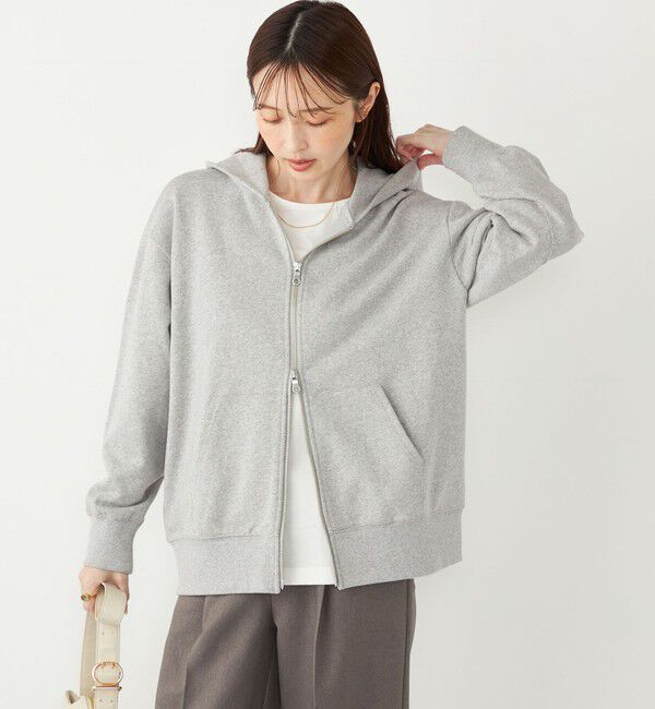 SHIPS Colors 「SHIPS Colors:〈手洗い可能〉USA 裏毛 ジップ フーディー」|パーカー|