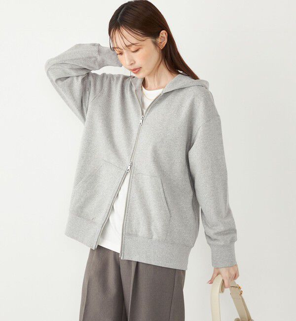 SHIPS Colors 「SHIPS Colors:〈手洗い可能〉USA 裏毛 ジップ フーディー」|パーカー|