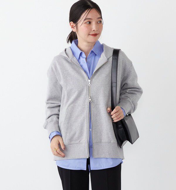 SHIPS Colors 「SHIPS Colors:〈手洗い可能〉USA 裏毛 ジップ フーディー」|パーカー|