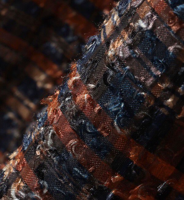 SHIPS Colors 「SHIPS Colors:〈手洗い可能〉カット ジャカード チェック ブラウス」|シャツ・ブラウス|