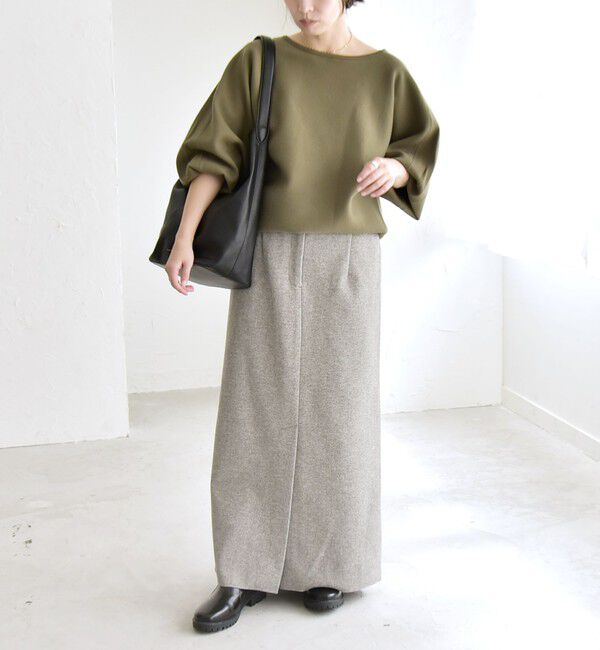 quaranciel「quaranciel: エア ニードル Iライン スリット スカート」|スカート|