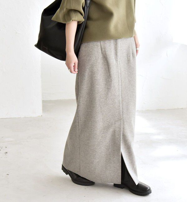 quaranciel「quaranciel: エア ニードル Iライン スリット スカート」|スカート|