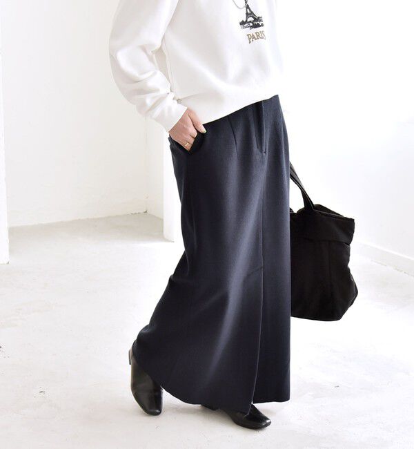 quaranciel「quaranciel: エア ニードル Iライン スリット スカート」|スカート|