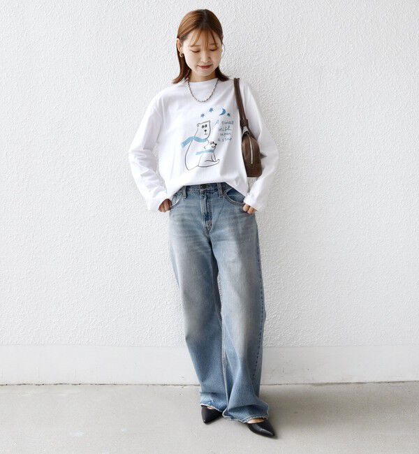 SHIPS for women「Shiomi Wada&times;SHIPS: ロンTEE」|Tシャツ・カットソー|