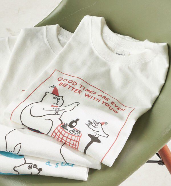 SHIPS for women「Shiomi Wada&times;SHIPS: ロンTEE」|Tシャツ・カットソー|ホワイト