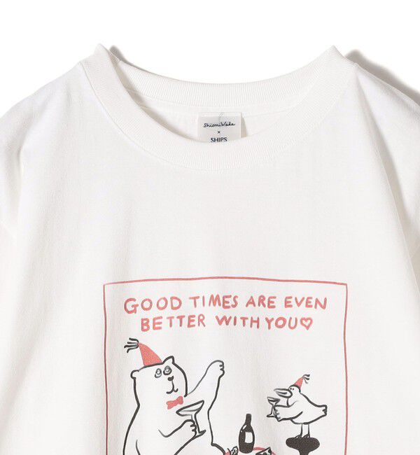 SHIPS for women「Shiomi Wada&times;SHIPS: ロンTEE」|Tシャツ・カットソー|