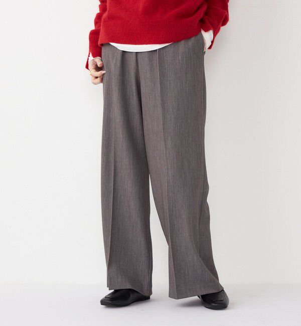 SHIPS Colors 「《予約》SHIPS Colors:〈手洗い可能〉TR ストレート ゴム パンツ2◆」|その他|