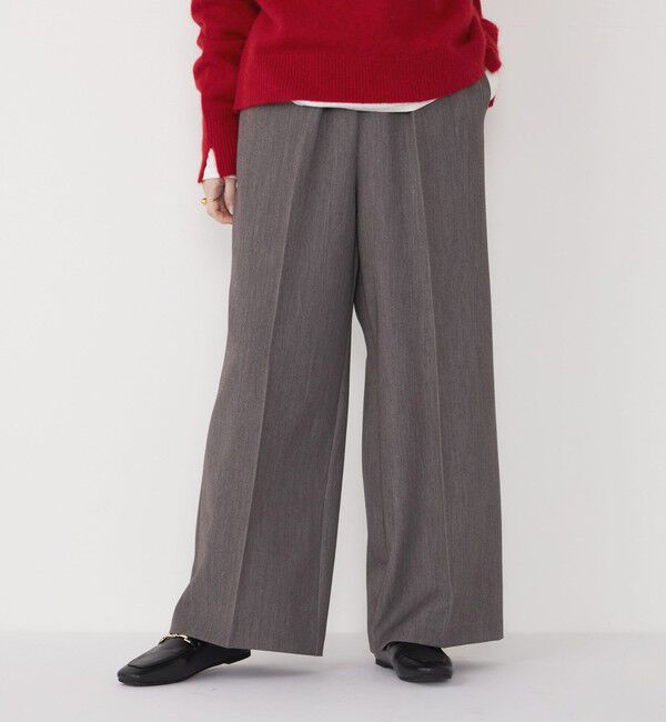 SHIPS Colors 「《予約》SHIPS Colors:〈手洗い可能〉TR ストレート ゴム パンツ2◆」|その他|