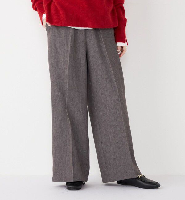 SHIPS Colors 「《予約》SHIPS Colors:〈手洗い可能〉TR ストレート ゴム パンツ2◆」|その他|