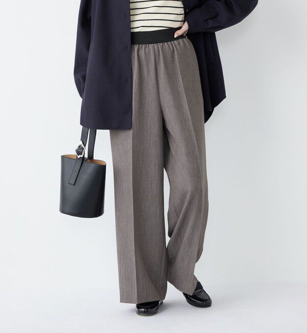 SHIPS Colors 「《予約》SHIPS Colors:〈手洗い可能〉TR ストレート ゴム パンツ2◆」|その他|