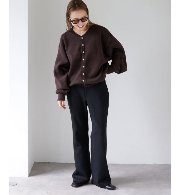 OUTDOOR PRODUCTS Usual Things「スウェットライクニットカーデ」|ニット・セーター|