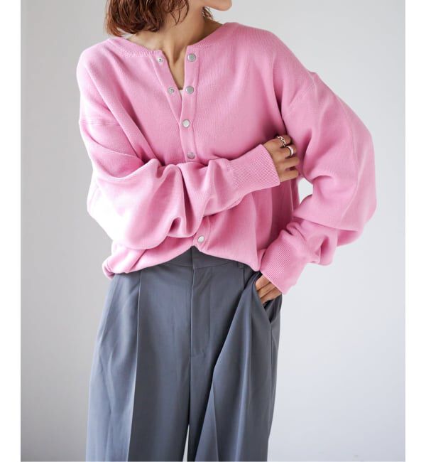 OUTDOOR PRODUCTS Usual Things「スウェットライクニットカーデ」|ニット・セーター|