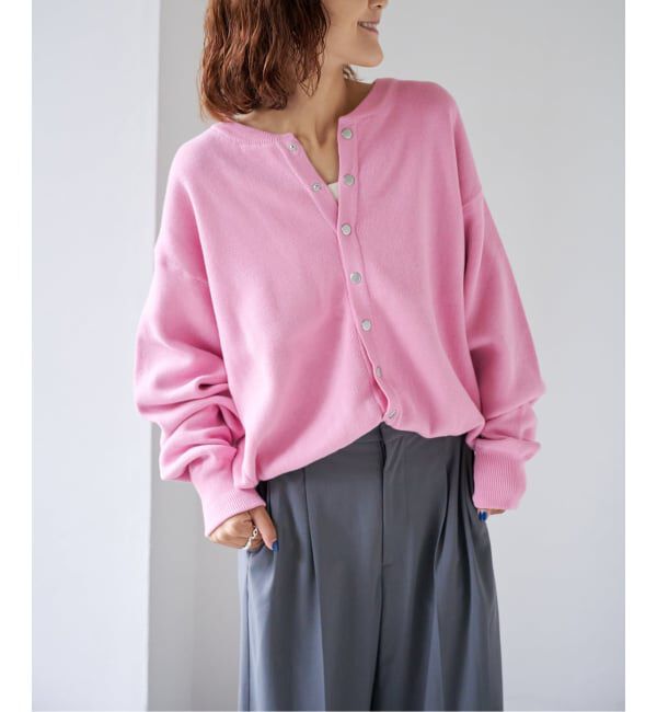 OUTDOOR PRODUCTS Usual Things「スウェットライクニットカーデ」|ニット・セーター|