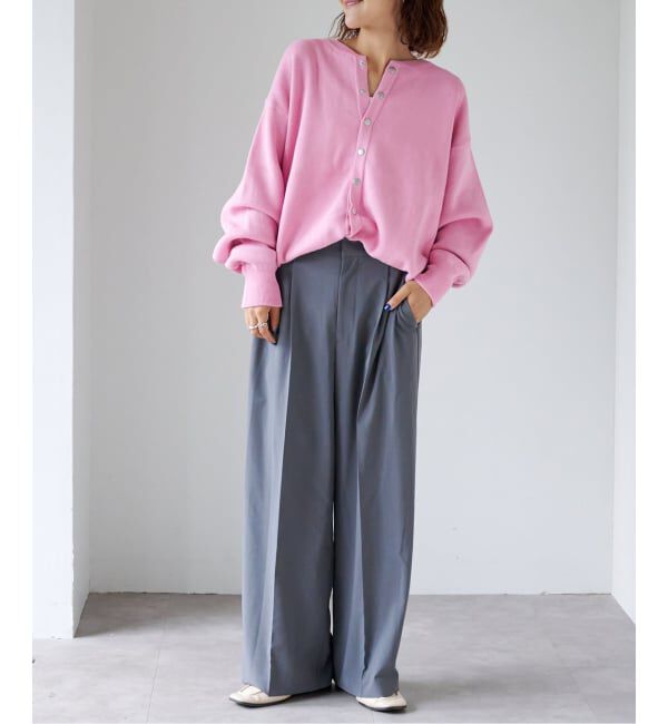 OUTDOOR PRODUCTS Usual Things「スウェットライクニットカーデ」|ニット・セーター|