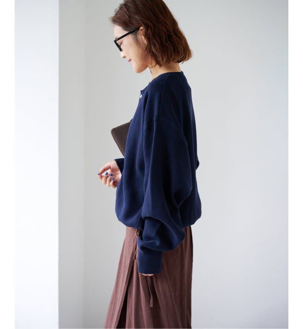 OUTDOOR PRODUCTS Usual Things「スウェットライクニットカーデ」|ニット・セーター|