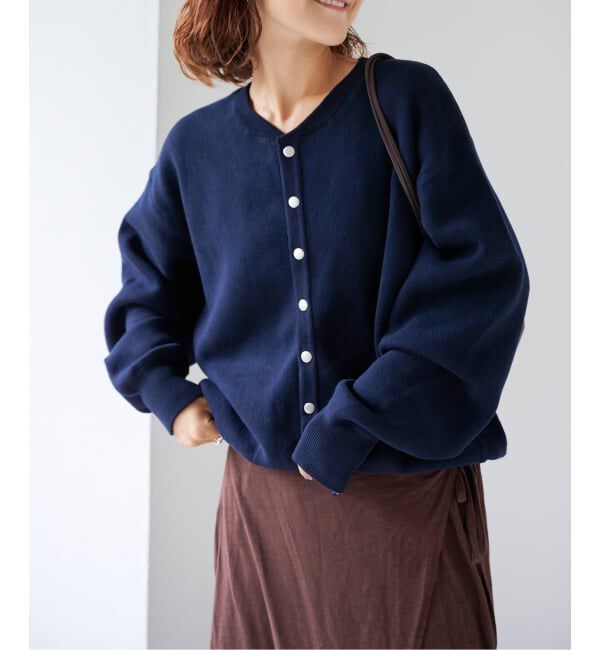 OUTDOOR PRODUCTS Usual Things「スウェットライクニットカーデ」|ニット・セーター|