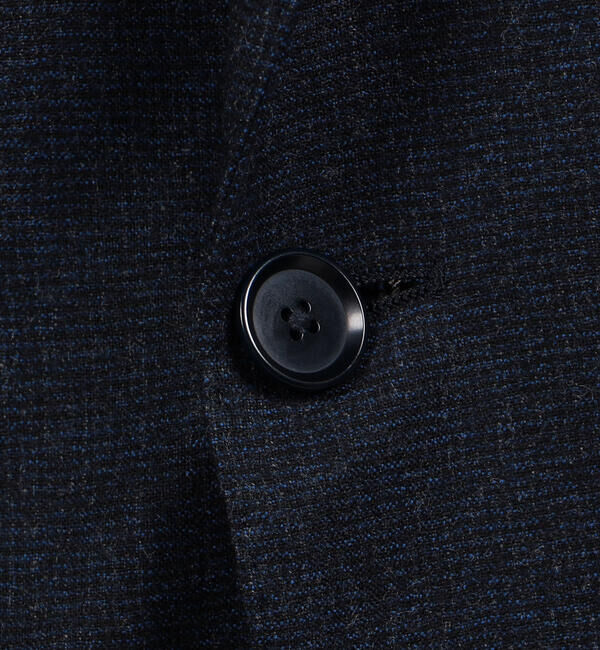 TOMORROWLAND MENS「Super130'sミルドサージ シングルブレステッド2Bジャケット Drago Swing」|テーラードジャケット|