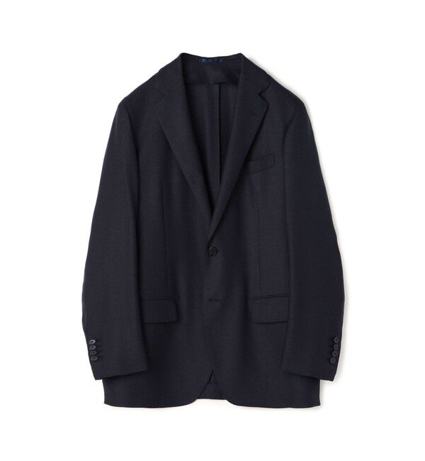 TOMORROWLAND MENS「Super130'sミルドサージ シングルブレステッド2Bジャケット Drago Swing」|テーラードジャケット|69 ネイビー