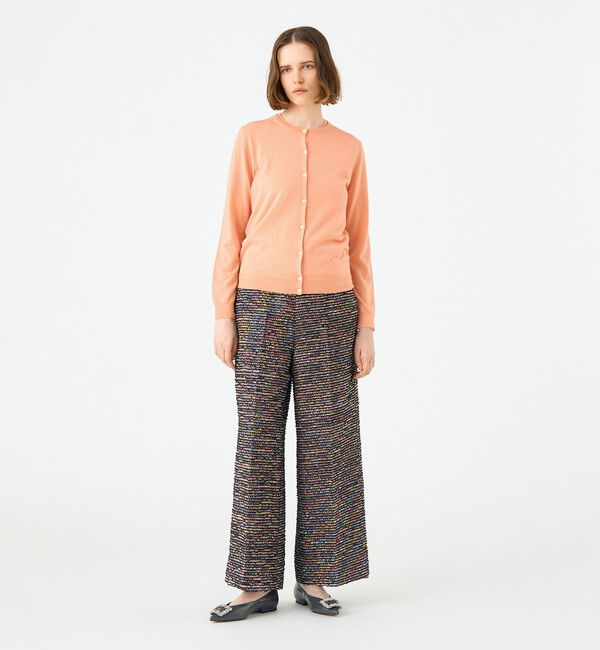 Ballsey「スーパーエクストラファインウール クルーネックカーディガン」|カーディガン|