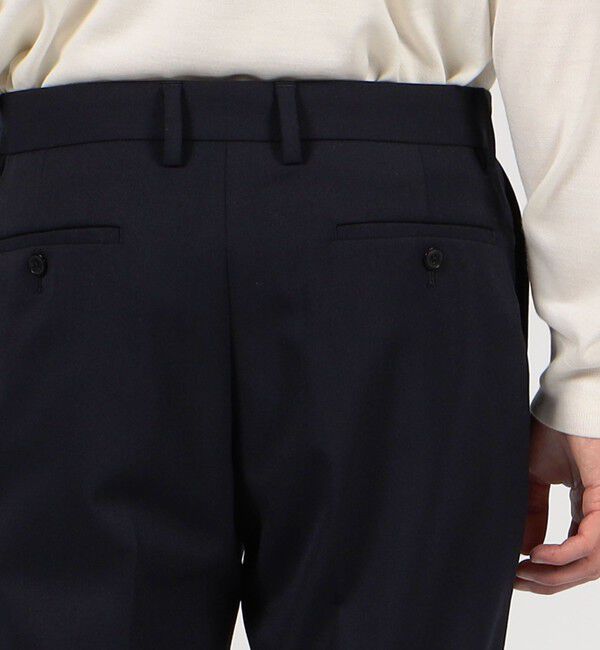 TOMORROWLAND MENS「ウールポリエステルギャバジン スリムスラックス」|スラックス|